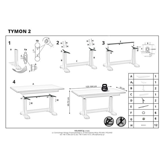 Стол-трансформер TYMON 2 дуб сонома, изображение 3