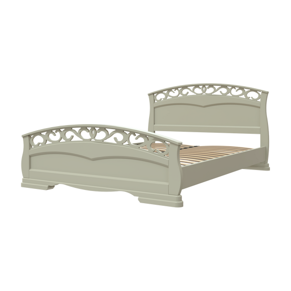 Кровать Грация-1 без основания (фисташковый), Подъемный механизм: Нет, Размер спального места: 90х200, Ширина: 1005, Высота : 945