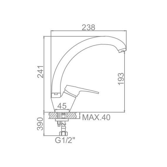 Смеситель L5913F, изображение 5