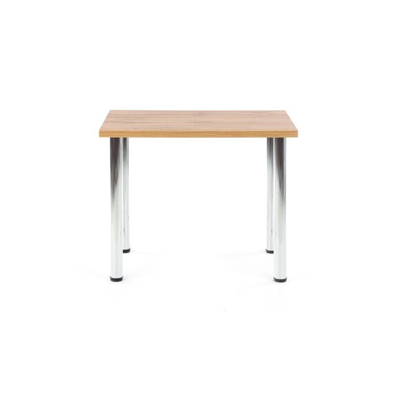 Стол обеденный MODEX 90 дуб вотан/хром, 90/60/75, изображение 2