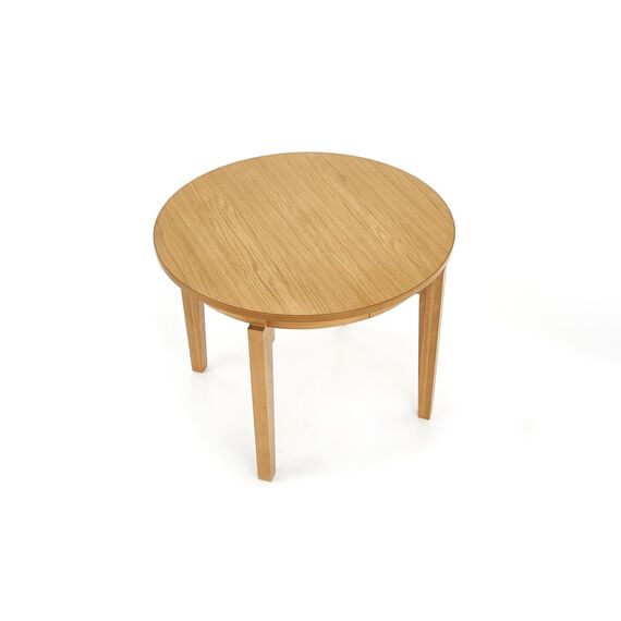 Стол обеденный SORBUS раскладной, дуб медовый/дуб медовый, 100-200/100/77, изображение 4