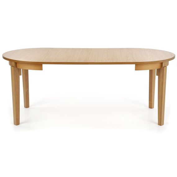 Стол обеденный SORBUS раскладной, дуб медовый/дуб медовый, 100-200/100/77, изображение 13