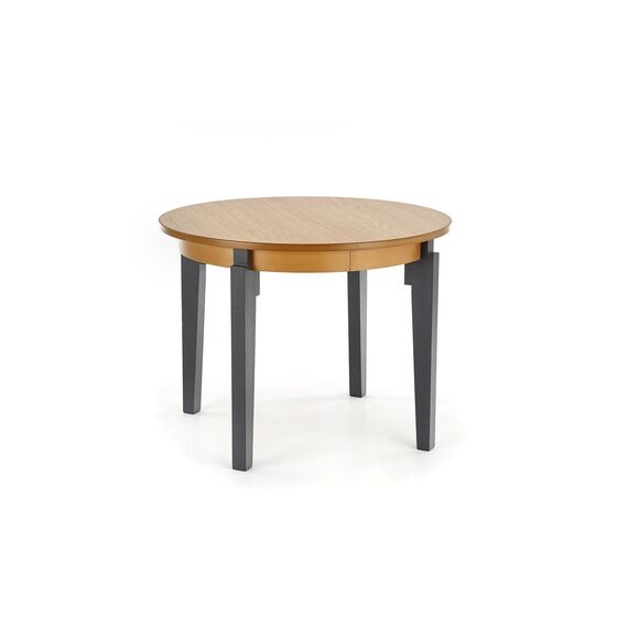 Стол обеденный SORBUS раскладной, дуб медовый/графит, 100-200/100/77, изображение 12