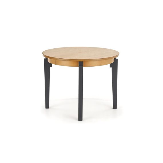 Стол обеденный SORBUS раскладной, дуб медовый/графит, 100-200/100/77, изображение 11