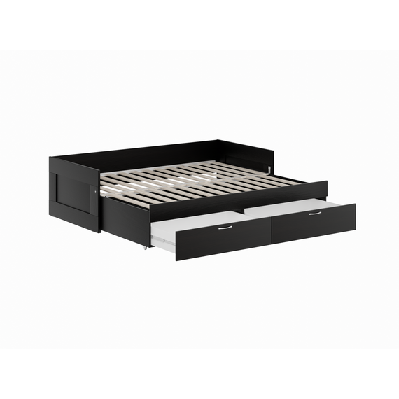 2.02.08.230.5 СИРИУС кровать раздвижная 90х200 Дуб Венге, изображение 2