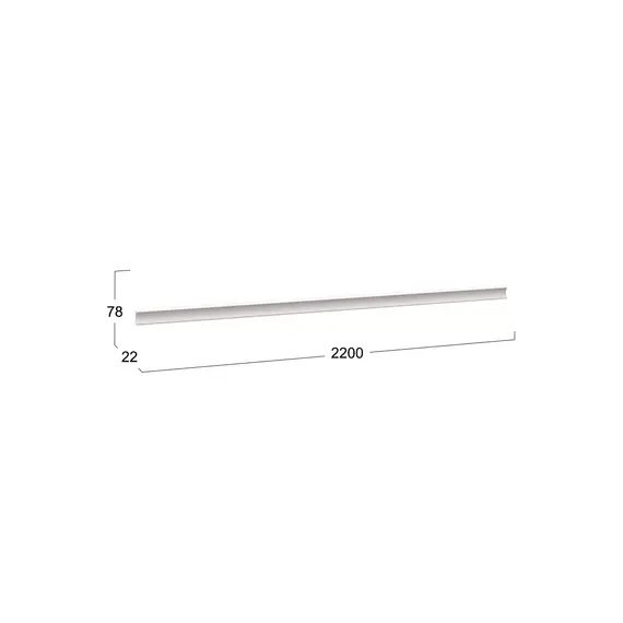 Сабрина ДО-044 Карниз (L=2200) (сабрина (кашемир)), изображение 2