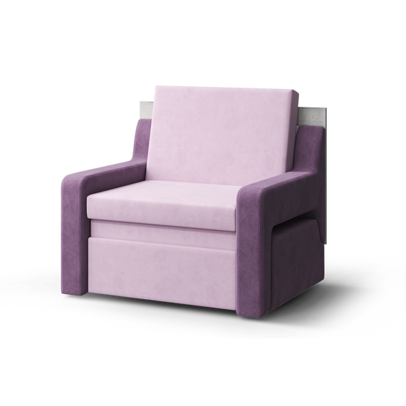 Диван 3 в 1 Смарт 1 (Candy plum/Candy lilac/дуб серый)
