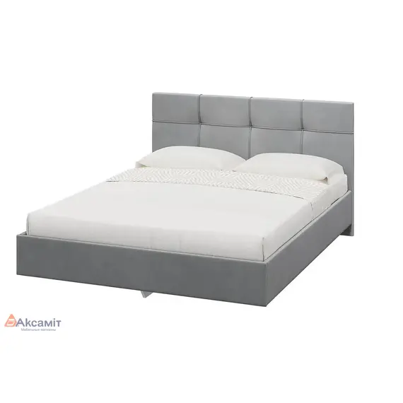 Каприз кровать на латах 1800 Микровелюр 6 (newtone Light GREY (светло-серый))