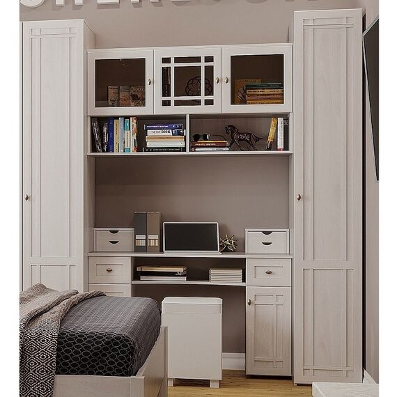 Sherlock 52 (спальня) Стол туалетный (ясень анкор светлый), изображение 2