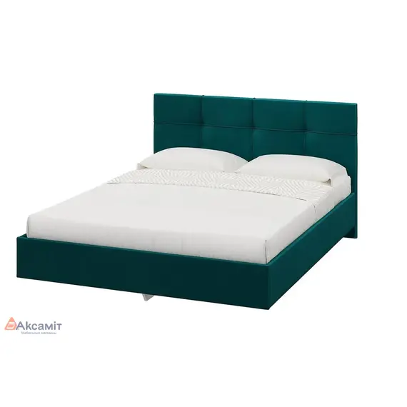 Каприз кровать на латах 1400 Микровелюр 4 (newtone EMERaLD (зеленый))