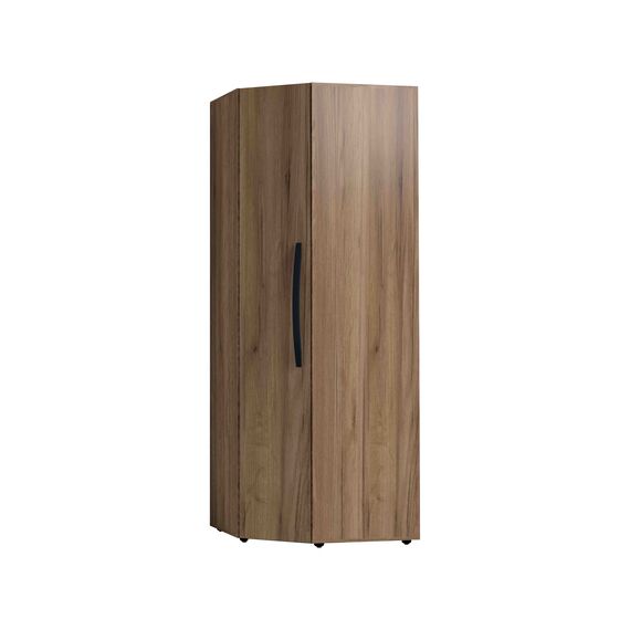 Nature 156 (спальня) Шкаф угловой (дуб табачный craft), изображение 3