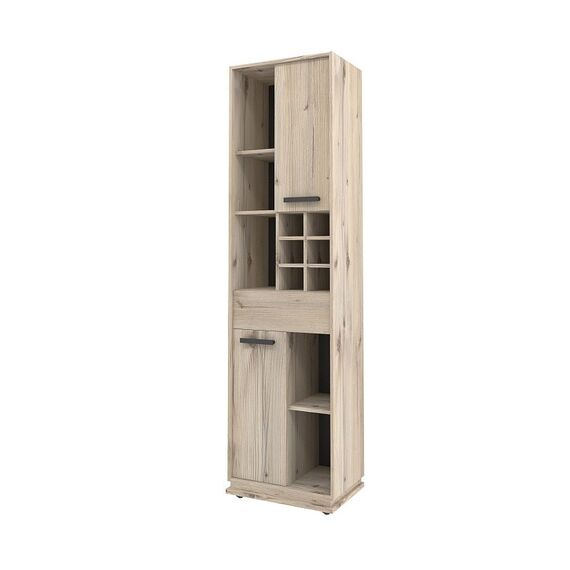 Nature 2 (гостиная) Шкаф МЦН (гаскон пайн-черный)