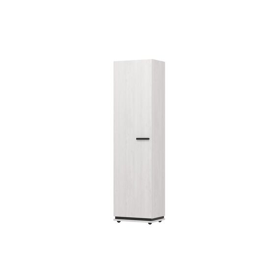 Oslo 8 (гостиная) Шкаф для одежды и белья (бетон пайн светлый - черный)