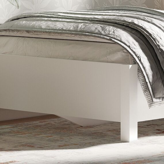 Gala 310 (спальня) Кровать (900) (белый), изображение 2