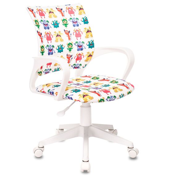 Детское компьютерное кресло Бюрократ BUROKIDS 1 W, монстры