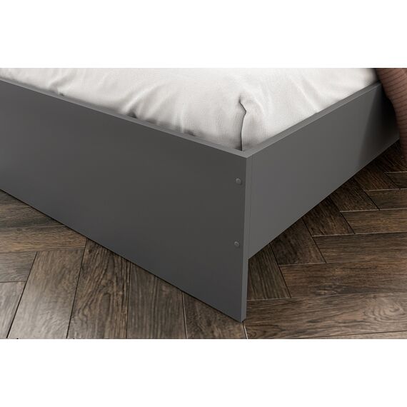 Кровать Денвер 160x200 (графит серый), изображение 4