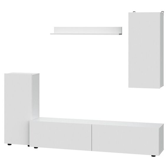 Стенка МГС 10 (белый текстурный), изображение 3
