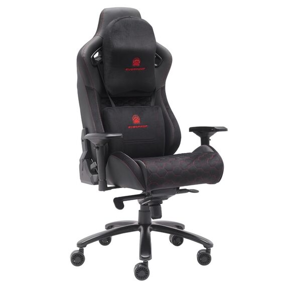 Игровое компьютерное кресло EVERPROF Puma, ткань, экокожа, металл, черный