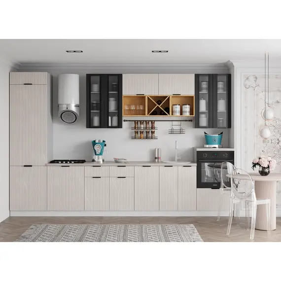 Кухня Монца белый софт, Размеры: Размер 1,6 м., изображение 9