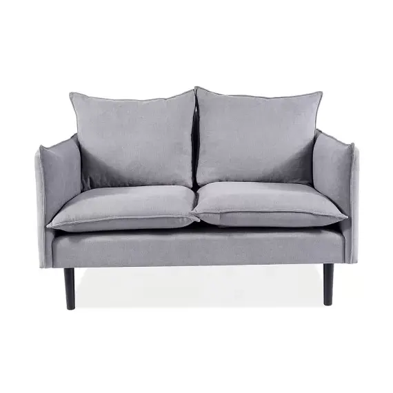 Диван SIGNAL FLORA Velvet Bluvel 14 серый/венге