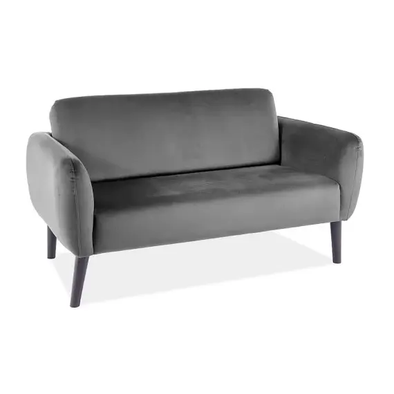 Диван SIGNAL ELSA Velvet Bluvel 14 серый/венге