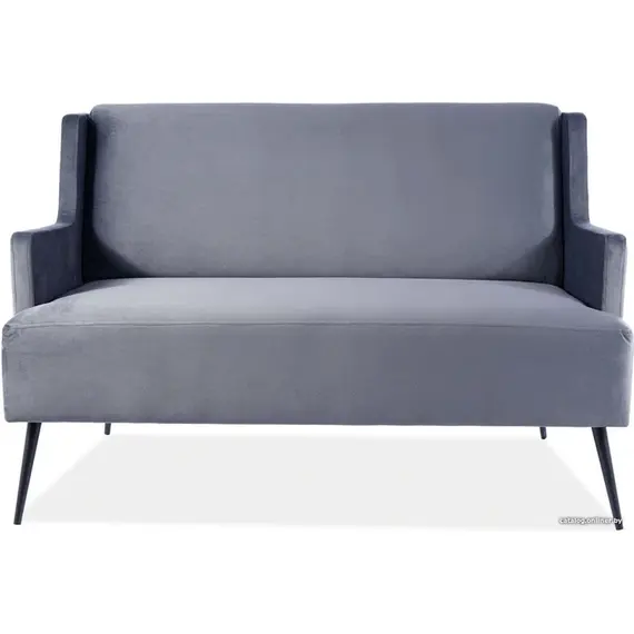 Диван SIGNAL GEMMA Velvet Bluvel 14 серый/венге