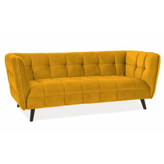 Диван SIGNAL CASTELLO 3 Velvet Bluvel 68 карри/венге