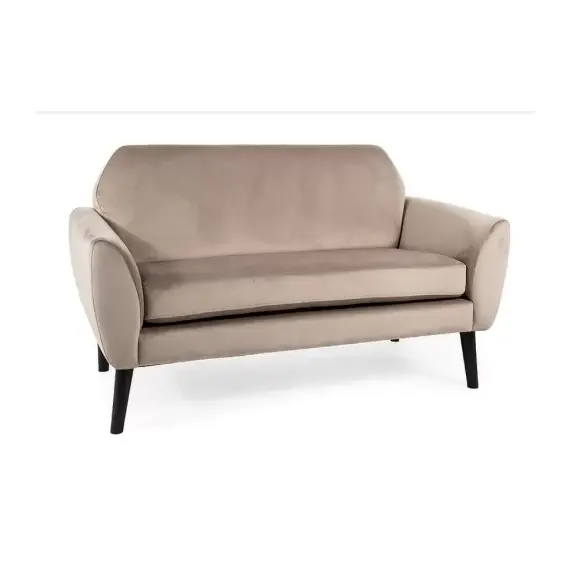 Диван SIGNAL MENA Velvet Bluvel 40 темно-бежевый/венге