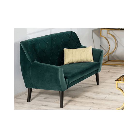 Диван SIGNAL KIER 2 Velvet Bluvel 78 зеленый/венге, изображение 2