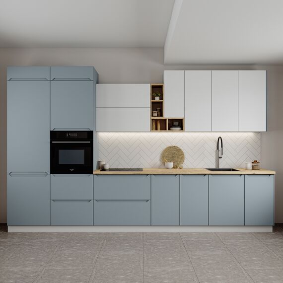 Кухня Тренто штукатурка белая, Размеры: Размер 1,6 м., изображение 3