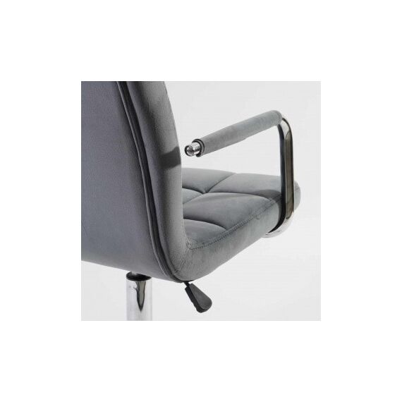 Кресло компьютерное Q-022 Velvet Bluvel 14 серый, изображение 2