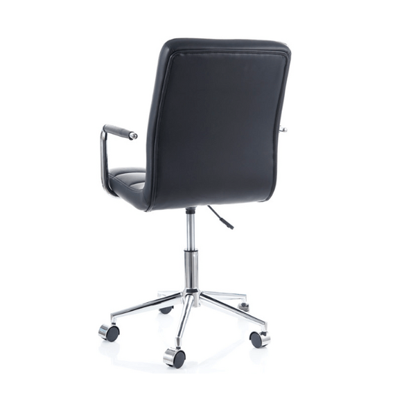 Кресло компьютерное Q-022 Velvet Bluvel 19 черный, изображение 2