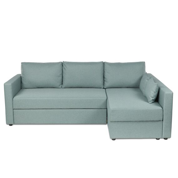 Диван трехместный с угловой секцией Тилаус ДП Twist 15 (mint-grey) LA, изображение 2