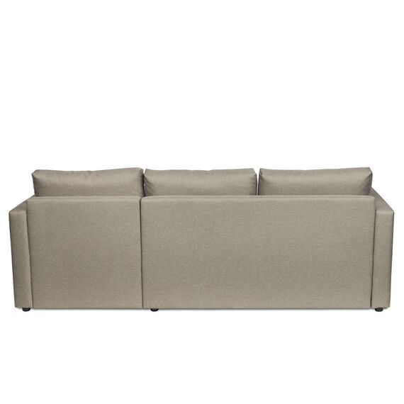 Диван трехместный с угловой секцией Тилаус ДП Malmo 16 (beige-grey) LA, изображение 3