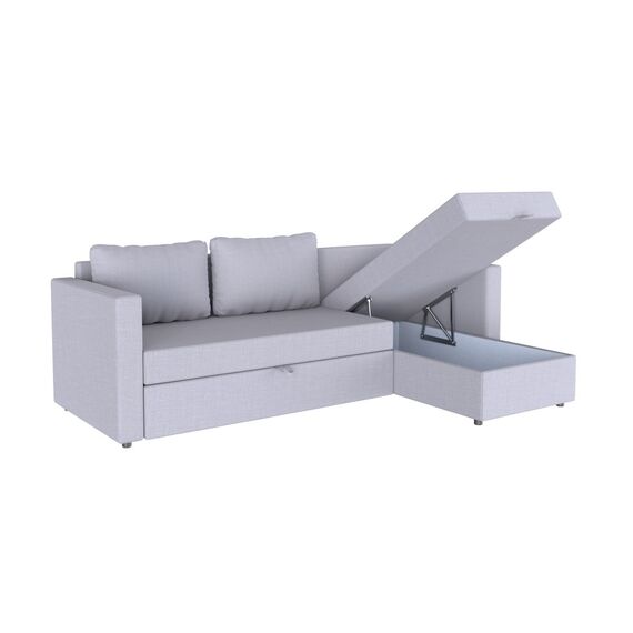 Угловой диван-кровать Тилаус (короткий подлокотник) Twist 18 (lt grey), изображение 5
