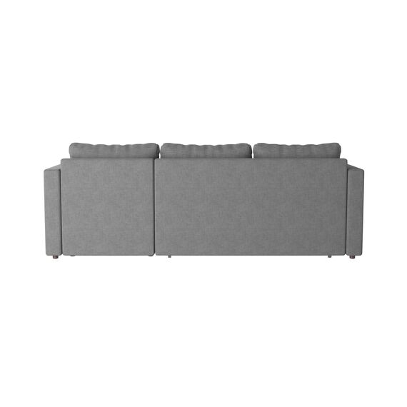 Угловой диван-кровать Тилаус (длинный подлокотник) Malmo 90 (grey), изображение 3