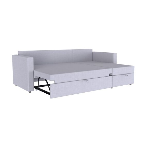 Угловой диван-кровать Тилаус (короткий подлокотник) Twist 18 (lt grey), изображение 4