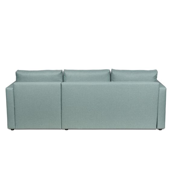 Диван трехместный с угловой секцией Тилаус КП Twist 15 (mint-grey) SA, изображение 2