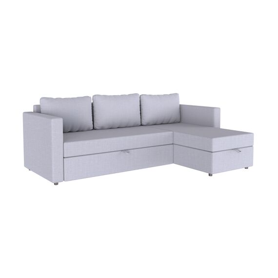 Угловой диван-кровать Тилаус (короткий подлокотник) Twist 18 (lt grey)
