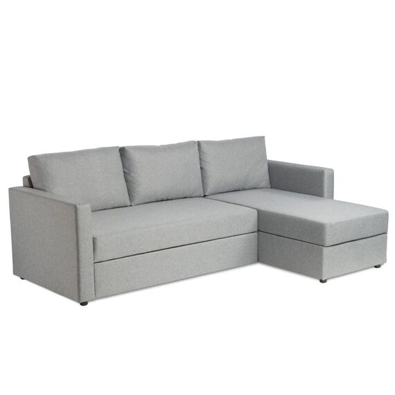 Диван трехместный с угловой секцией Тилаус КП Malmo 90 (grey) SA