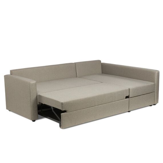 Диван трехместный с угловой секцией Тилаус ДП Malmo 16 (beige-grey) LA, изображение 2