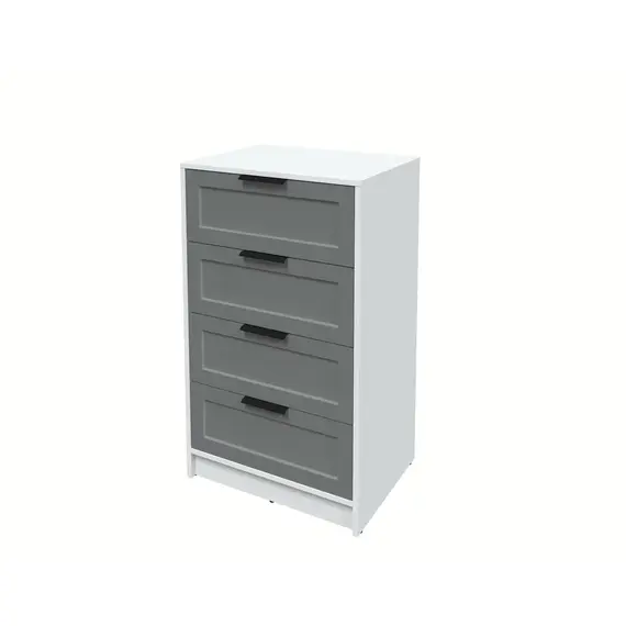Комод КТ-К60 (Тренд) Концепт (белый/серый), изображение 4
