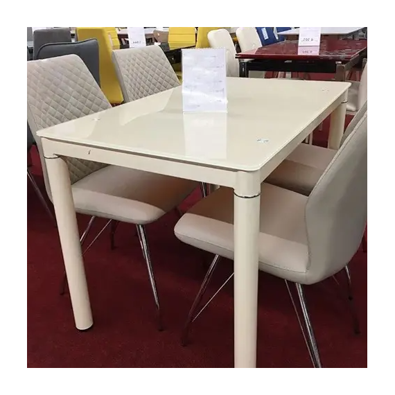 Стол обеденный SIGNAL GALANT крем/крем 100/60, изображение 3