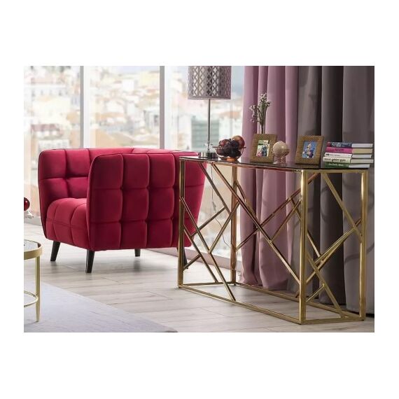 Кресло SIGNAL CASTELLO 1 Velvet Bluvel 59 бордовый/венге, изображение 6