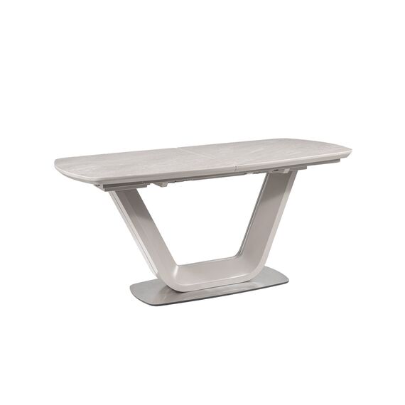 Стол обеденный SIGNAL ARMANI Ceramic серый мат 160-220/90