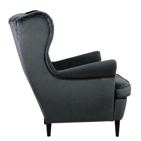 Кресло SIGNAL HARRY Velvet Bluvel 19 черный/венге, изображение 2