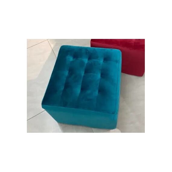 Пуф SIGNAL LORI Velvet Bluvel 85 бирюзовый, изображение 3