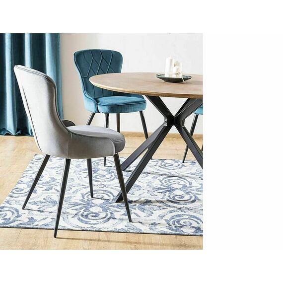 Стул SIGNAL LOTUS Velvet Bluvel 14 серый/черный, изображение 4