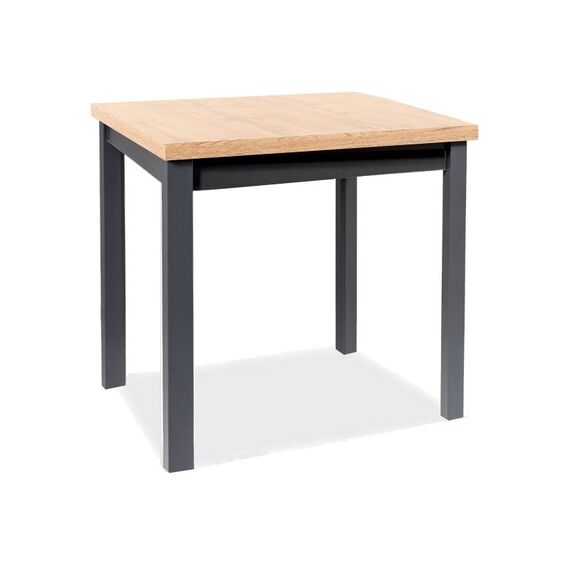 Стол обеденный SIGNAL ADAM дуб артизан/черный 90/60