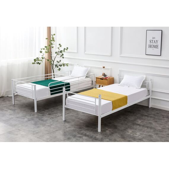 Кровать HALMAR BUNKY 90 двухъярусная, белый, изображение 2